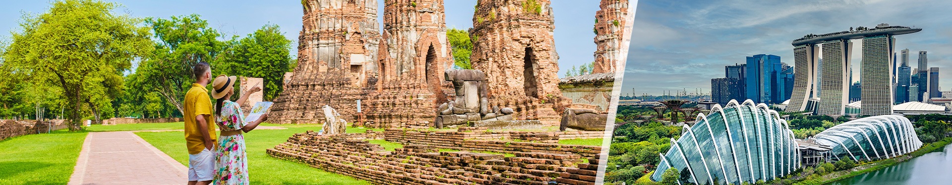 Bangkok, Ubud e Singapore