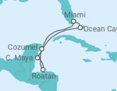 Itinerario della crociera Messico, Honduras - MSC Crociere