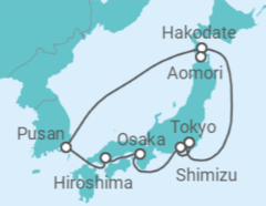 Itinerario della crociera Giappone, Corea del Sud - Celebrity Cruises
