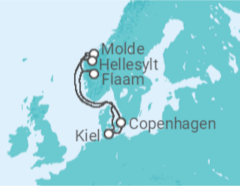 Itinerario della crociera Fiordi Norvegesi - MSC Crociere