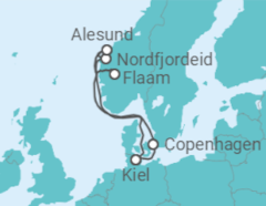 Itinerario della crociera Danimarca, Norvegia - MSC Crociere