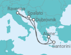 Itinerario della crociera Croazia, Grecia - Royal Caribbean