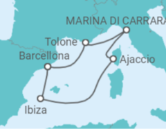 Itinerario della crociera Elevate Voyage - Virgin Voyages