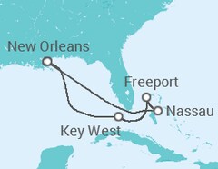 Itinerario della crociera Stati Uniti, Bahamas - Carnival Cruise Line