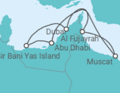 Itinerario della crociera Oman, Emirati Arabi - MSC Crociere