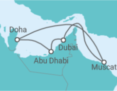Itinerario della crociera Emirati Arabi, Oman - Costa Crociere