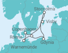 Itinerario della crociera Polonia, Svezia, Danimarca - MSC Crociere