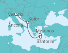 Itinerario della crociera Montenegro, Grecia - MSC Crociere