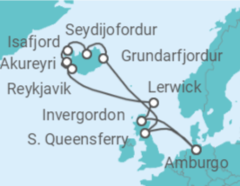 Itinerario della crociera Islanda al completo - Costa Crociere