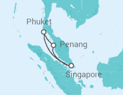 Itinerario della crociera Crociera in Malesia e Thailandia + Hotel a Singapore - Royal Caribbean