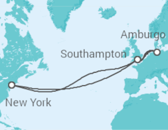Itinerario della crociera Regno Unito, Germania - Cunard
