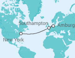 Itinerario della crociera Regno Unito - Cunard
