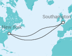 Itinerario della crociera Regno Unito - Cunard