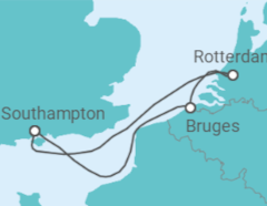 Itinerario della crociera Olanda, Belgio - Cunard