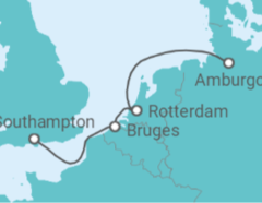 Itinerario della crociera Olanda, Belgio - Cunard