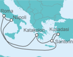 Itinerario della crociera Italia, Grecia, Turchia - Princess Cruises