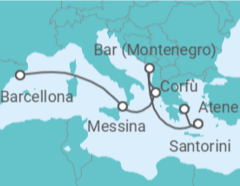 Itinerario della crociera Grecia, Montenegro, Italia - Princess Cruises