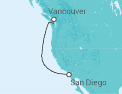 Itinerario della crociera Alaska - Disney Cruise Line