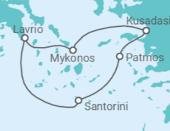 Itinerario della crociera Grecia, Turchia - Celestyal Cruises