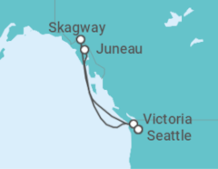 Itinerario della crociera Alaska - Royal Caribbean