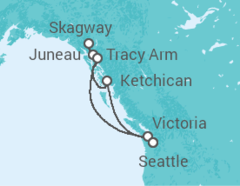 Itinerario della crociera Alaska - Carnival Cruise Line