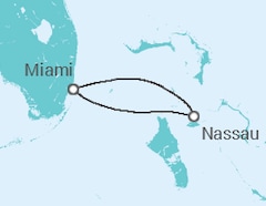 Itinerario della crociera Bahamas - Carnival Cruise Line