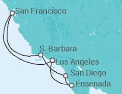 Itinerario della crociera Stati Uniti, Messico - Princess Cruises