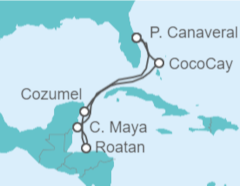 Itinerario della crociera Honduras, Messico - Royal Caribbean