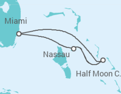 Itinerario della crociera Bahamas - Carnival Cruise Line