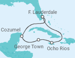 Itinerario della crociera Giamaica, Isole Cayman, Messico - Holland America Line