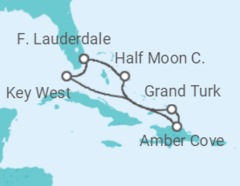 Itinerario della crociera Bahamas, Stati Uniti - Holland America Line