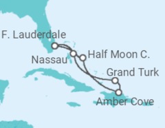 Itinerario della crociera Bahamas - Holland America Line
