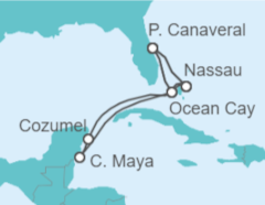 Itinerario della crociera Bahamas, Stati Uniti, Messico - MSC Cruceros