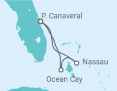 Itinerario della crociera Bahamas - MSC Crociere