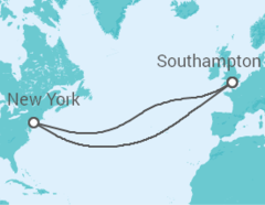Itinerario della crociera Regno Unito - Cunard