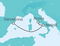 Itinerario della crociera Italia - Royal Caribbean