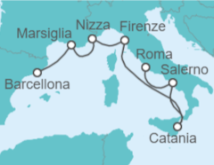 Itinerario della crociera Francia - NCL Norwegian Cruise Line