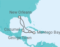 Itinerario della crociera Giamaica, Isole Cayman, Messico - Carnival Cruise Line