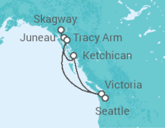 Itinerario della crociera Alaska - Carnival Cruise Line