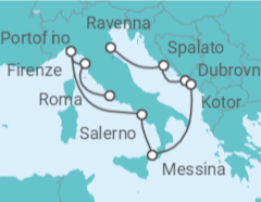Itinerario della crociera Croazia, Montenegro, Italia - Celebrity Cruises