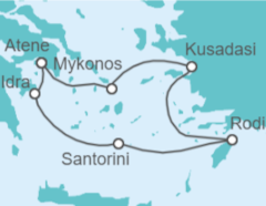 Itinerario della crociera Grecia, Turchia - Celebrity Cruises