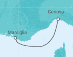 Itinerario della crociera Italia - MSC Cruceros