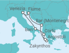 Itinerario della crociera Italia, Grecia - Costa Crociere