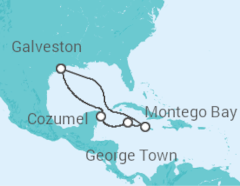 Itinerario della crociera Giamaica, Isole Cayman, Messico - Carnival Cruise Line