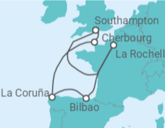 Itinerario della crociera Spagna, Francia - Con volo - MSC Crociere