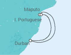 Itinerario della crociera Mozambico - MSC Crociere