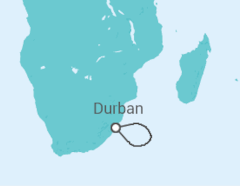 Itinerario della crociera Sudafrica - MSC Cruceros