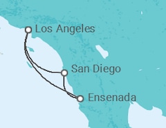 Itinerario della crociera Stati Uniti, Messico - Princess Cruises