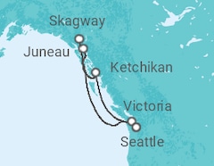 Itinerario della crociera Alaska - Royal Caribbean
