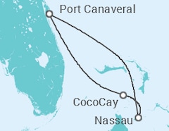 Itinerario della crociera Bahamas - Royal Caribbean